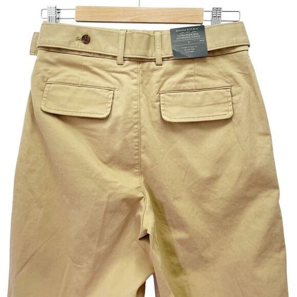 NWT Banana Republic Ultra High-Rise Chino Pants Size 6P New British Khaki Tan - Picture 6 of 12